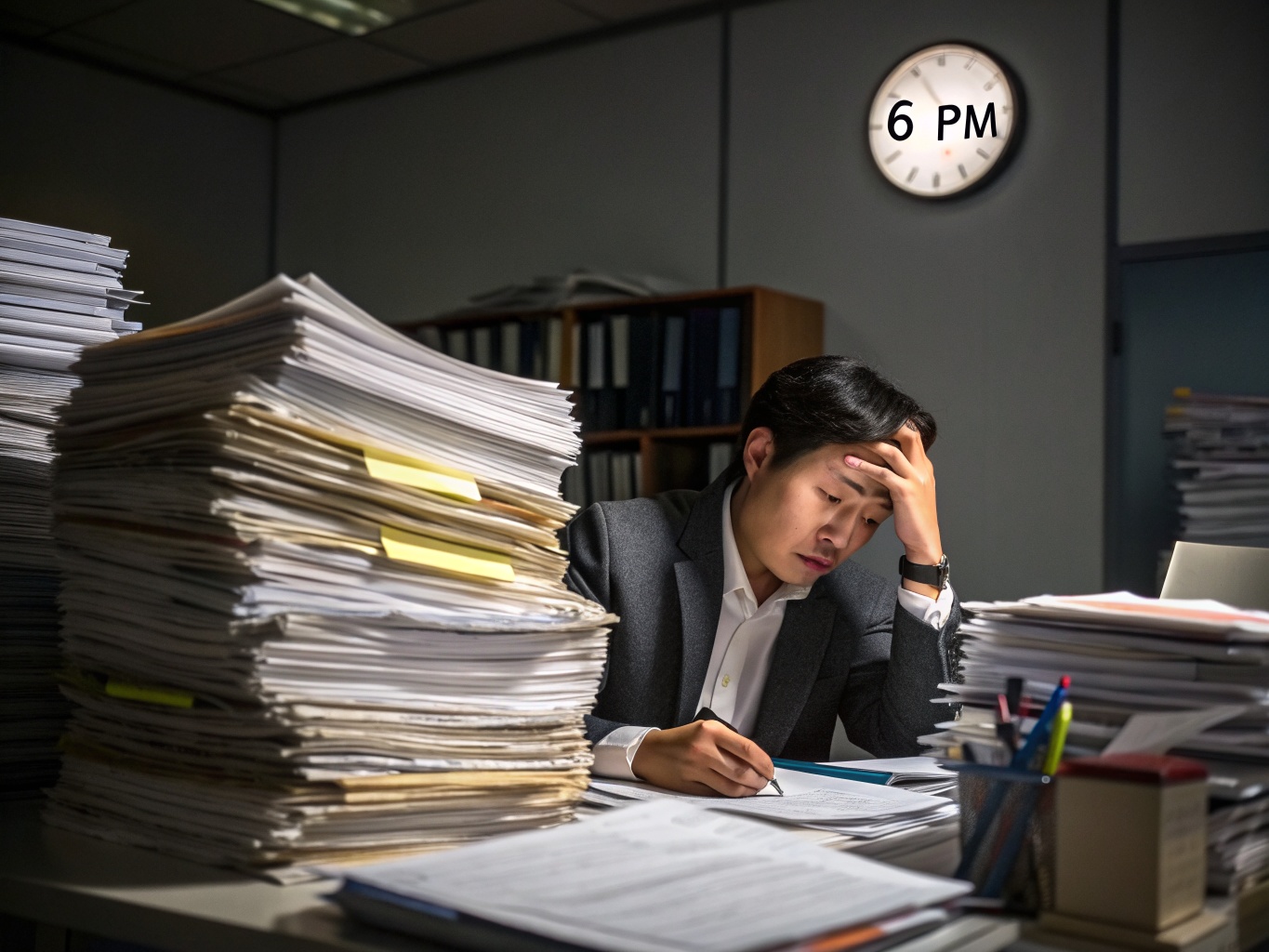 퇴근 전 문서 찾기